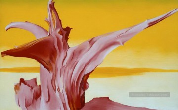  une - Rouge arbre jaune ciel Georgia Okeeffe modernisme américain Precisionism